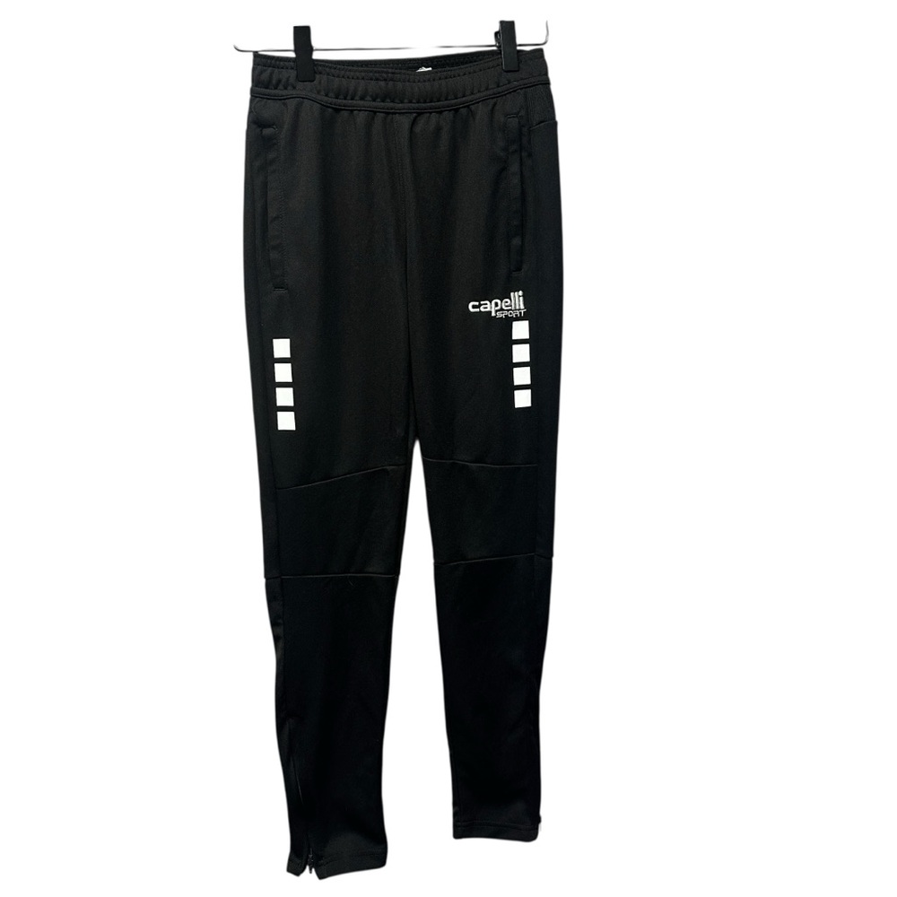 Capelli of New York Black Sweatpants with White Accents